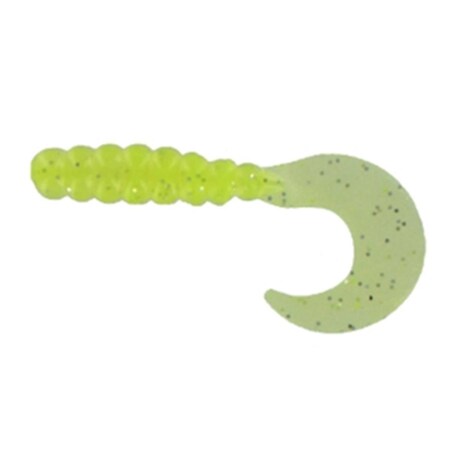 Bola 2 in. Fat Grub, Black Sparkle, 10PK BO2977165